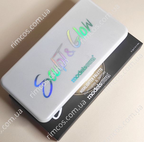 Палетка румян Models Own Sculpt & Glow Highlighter Palette 04 Peach Spotlight 14,2г 1970162 фото