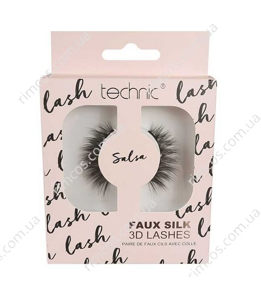 Накладні вії Technic False Eyelashes Faux Silk Lashes  3DSALSA фото