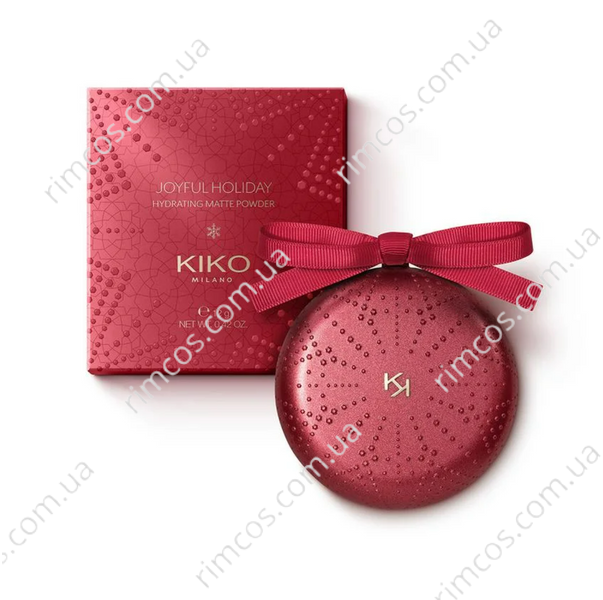 Кремовая увлажняющая пудра для лица Kiko Milano Joyful Holiday Hydrating Matte Powder JHHMP03BN                        фото