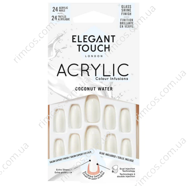 Набор накладных ногтей Elegant Touch False Nails Coconut Water 24 count 69835 фото