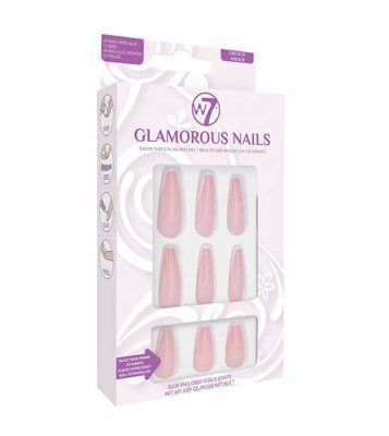 Накладные ногти с клеем W7 - Glamorous Nails Artificial Nails "French Amour" 1970900 фото