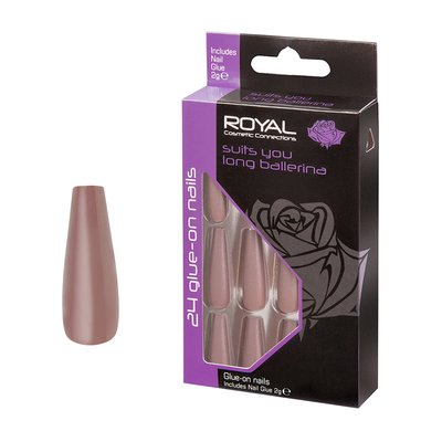 Накладные ногти в комплекте с клеем Royal Cosmetics 24 Glue-On Nail Tips "Suits You" NNAI353 фото