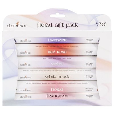 Набір ароматичних паличок Elements Floral Fragrances Incense Stick Gift Pack IS88122 фото