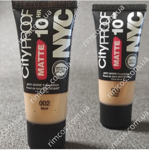 Тональний крем NYC Proof Matte 10H Foundation 3074340 фото