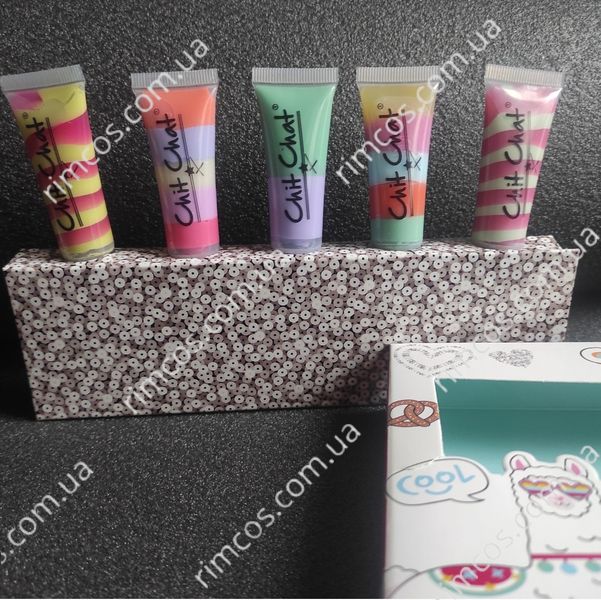 Набір блисків для губ Chit Chat by Technic Go Glossy Rainbow Lip Gloss Gift Set 991406 фото