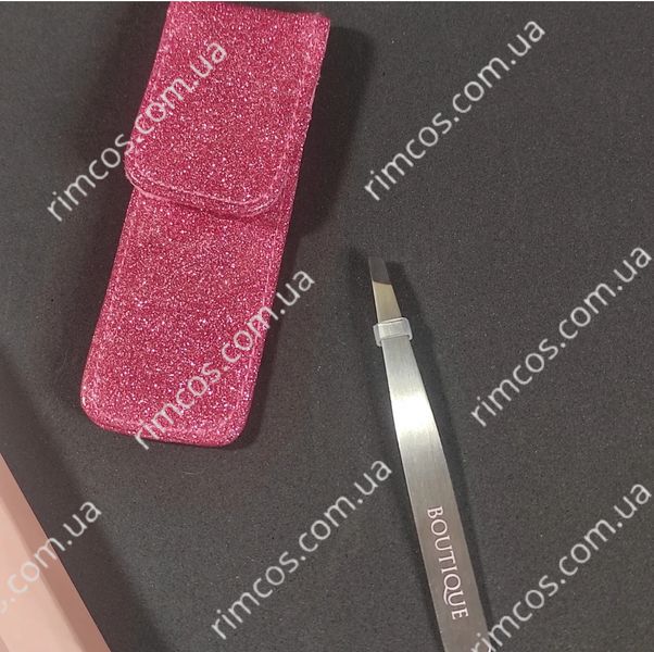 Пинцет для бровей с чехольчиком Royal Boutique Tweezer & Pouch Set  8214 фото