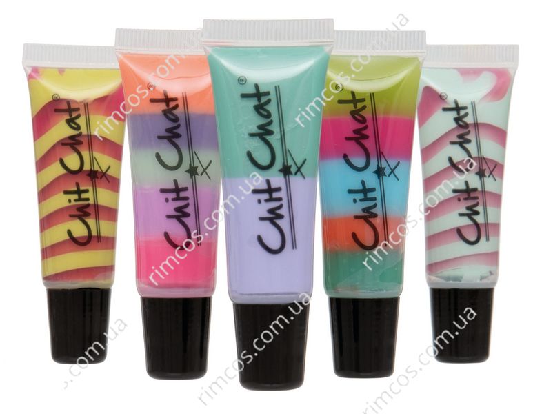 Набір блисків для губ Chit Chat by Technic Go Glossy Rainbow Lip Gloss Gift Set 991406 фото