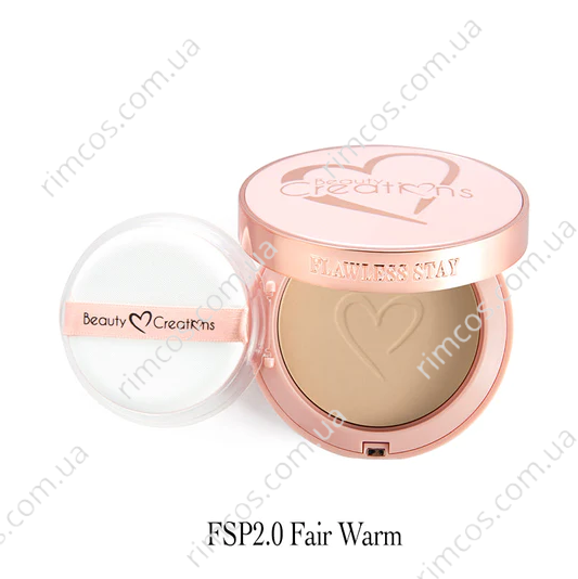 Пудрова основа для обличчя Beauty Creations Flawless Stay Powder foundation 7г. BC02FW фото