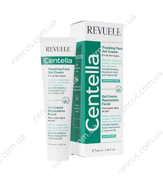 Крем-гель для обличчя Revuele Centella Regenerating facial gel cream 40 мл. 106314 фото