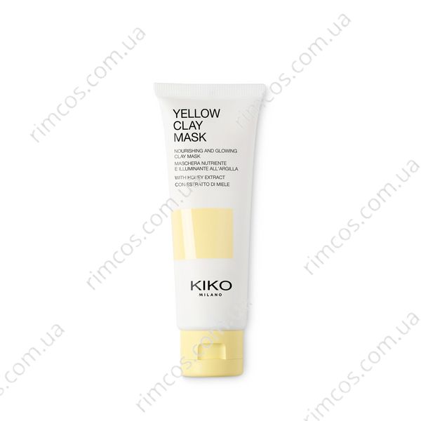 Питательная и осветляющая глиняная маска для лица Kiko Milano Yellow Clay Mask F443 фото