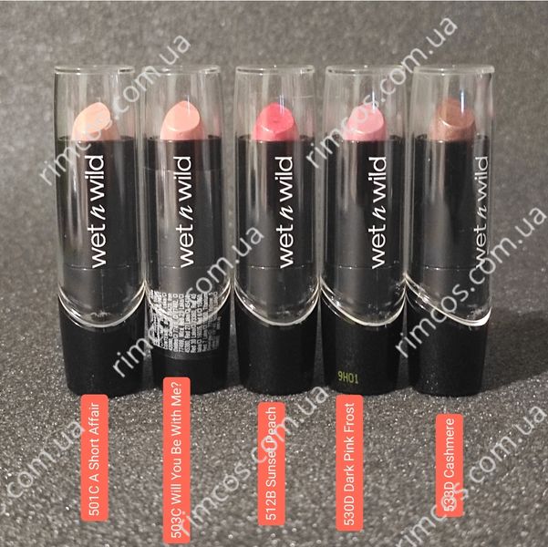 Помада для губ Wet n Wild Silk Finish Lipstick (без слюди) 3139824 фото