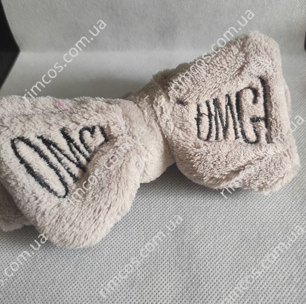 Косметична махрова пов'язка на голову OMG SPA HEADBAND 1043 фото