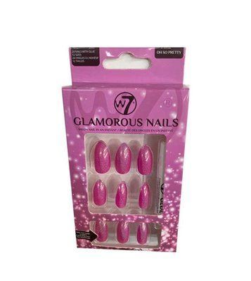 Накладные ногти с клеем W7 - Glamorous Nails Artificial Nails "Oh So Pretty" GNOSP фото