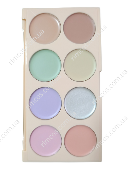 Палітра кольорових коректорів Revolution Camouflage Corrector Palette 54911 фото