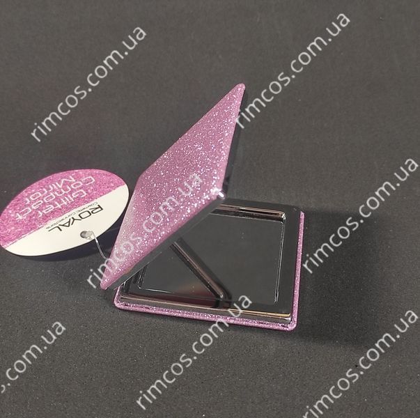 Компактное зеркало двойное Royal Glitter Compact Mirror 709 фото