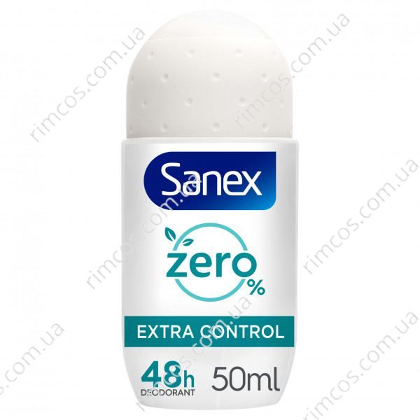 Дезодорант шариковый Sanex Zero Deodorant Roll On Extra Control 48H 2117813 фото