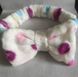 Косметична махрова пов'язка на голову POLKA DOT SPA HEADBAND 0059R6 фото 1