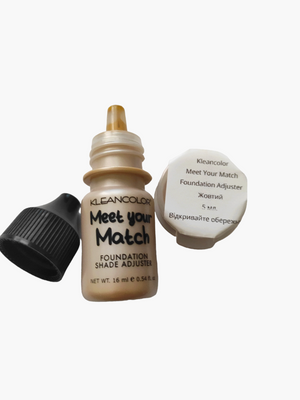 Пробник Желтого аджастера Kleancolor Meet your Match-Foundation Shade Adjuster Yellow YELL5 фото