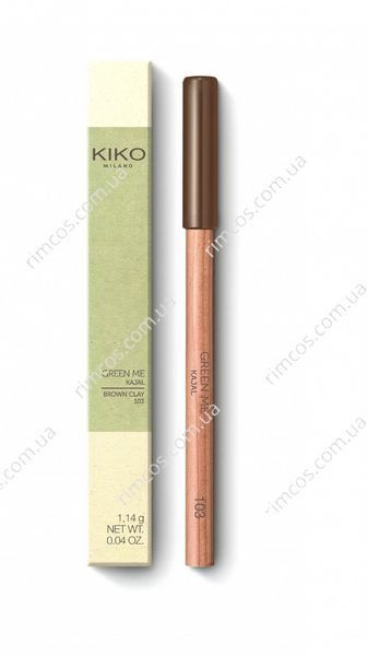 Кремовий олівець каял Kiko Milano Green Me Kajal J467 фото