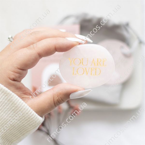 Розовый кварц "You Are Loved" 367 фото
