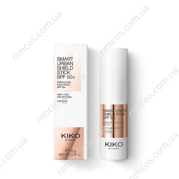 Солнцезащитный стик для лица SPF 50+ Kiko Milano Smart Urban Shield Stick Spf 50+ SUSSPF50+ фото