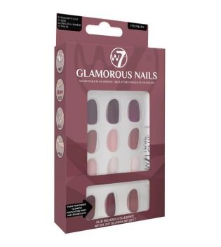 Накладные ногти с клеем W7 - Glamorous Nails Artificial Nails "I've Fallen" 16643 фото