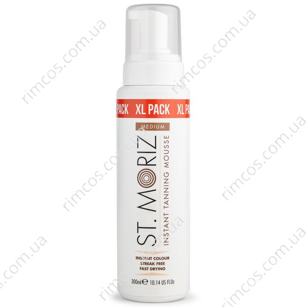 Автозагар St. Moriz Instant Self Tanning Mousse XL Medium 300 мл. AB300 фото