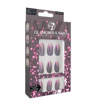 Накладные ногти с клеем W7 - Glamorous Nails Artificial Nails "Power Trip" 66438 фото