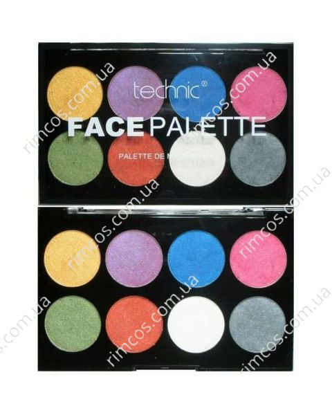 Краски для лица Technic Face Paint Palette - Metallic 3773644 фото