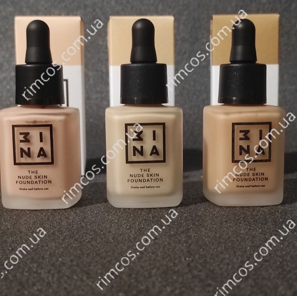 Тональний флюїд 3INA The Nude Skin Foundation 30 мл. MINA306 фото