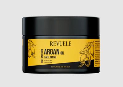 Маска для волосся з аргановою олією Revuele 360 мл. 4624 фото