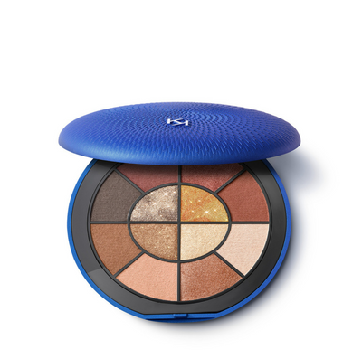 Палітра тіней для повік з 12 різними кольорами Kiko Milano Blue Me Maxi Eyeshadow Palette BM02AL фото