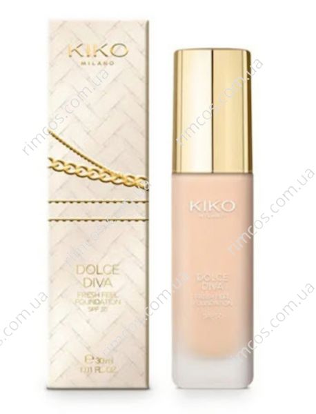 Комплект косметики Kiko Milano: флюід для обличчя+тональна основа у 02 відтінку+туш+зволожуюча помада у 02 відтінку N369 фото