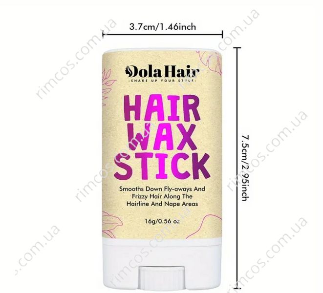 Восковой стик-карандаш для укладки волос 16 г Hair Wax Stick 16543 фото