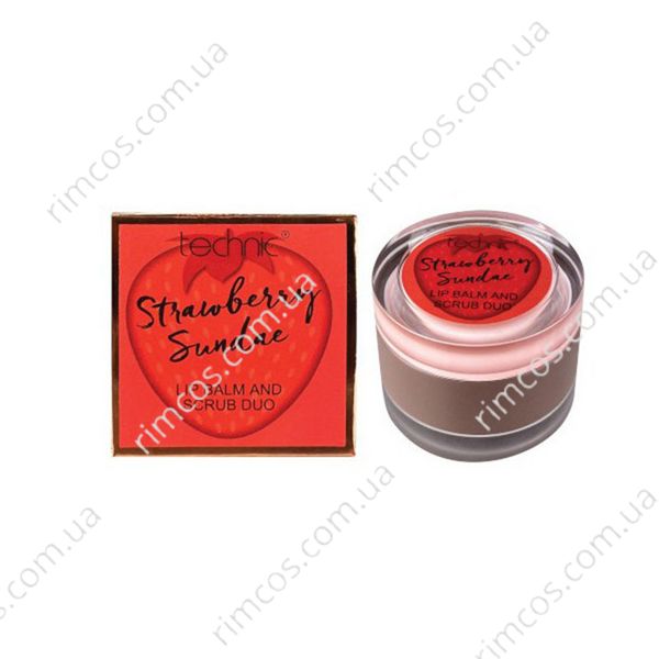 Уходовый набор для губ Бальзам+скраб Technic Cosmetics Lip balm and scrub duo  3109123 фото