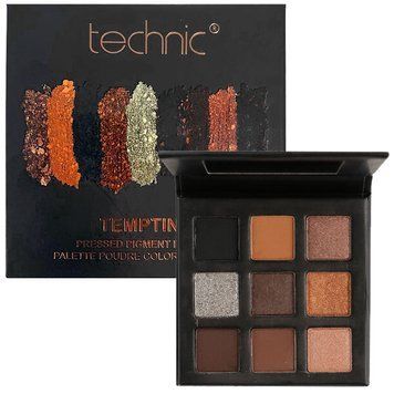 Technic 9 Colours Pressed Pigment Eyeshadow Palette 6.75г 29504876 фото