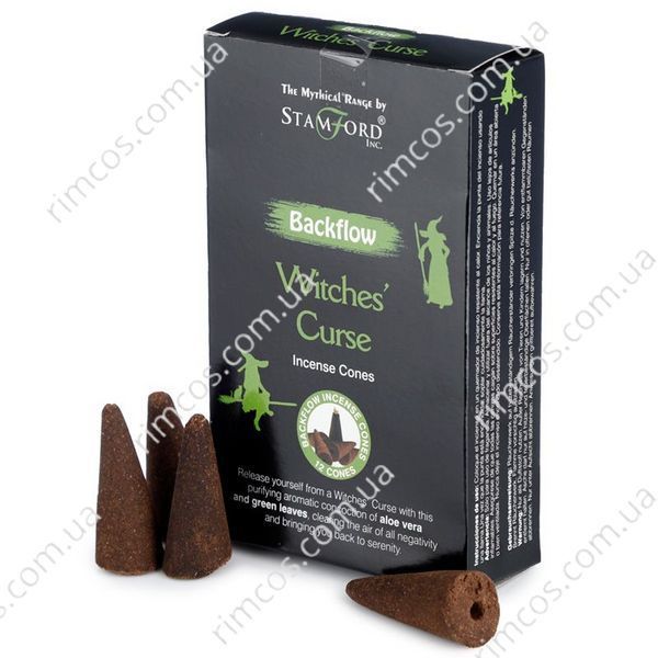 Арома-конуси для димного водоспаду Stamford Backflow Incense Cones INC683 фото