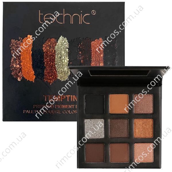 Technic Cosmetics Pressed Pigments Eyeshadow Palette - Tempting 29504876 фото