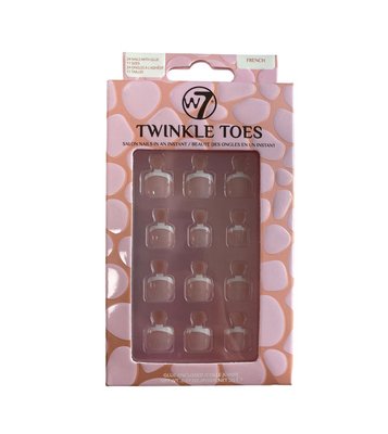 Накладные ногти для ног W7 False Toenails Twinkle Toes - French TTF фото