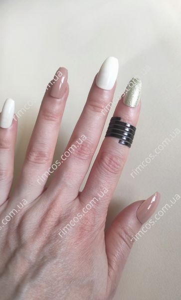 Накладні нігті з клеєм Royal Cosmetics 24 Glue-On Nail Tips "Old Gold Coffin" 39269097 фото