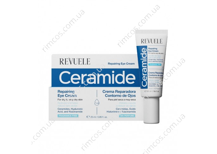 Крем для век восстанавливающий с керамидами Revuele Ceramide Repairing Eye Cream 25 мл. 5461 фото