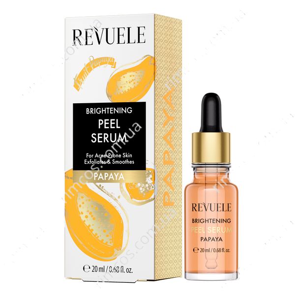 Отшелушивающая сыворотка для жирной кожи Revuele Illuminating peeling serum Papaya Acneic skin 2236496 фото