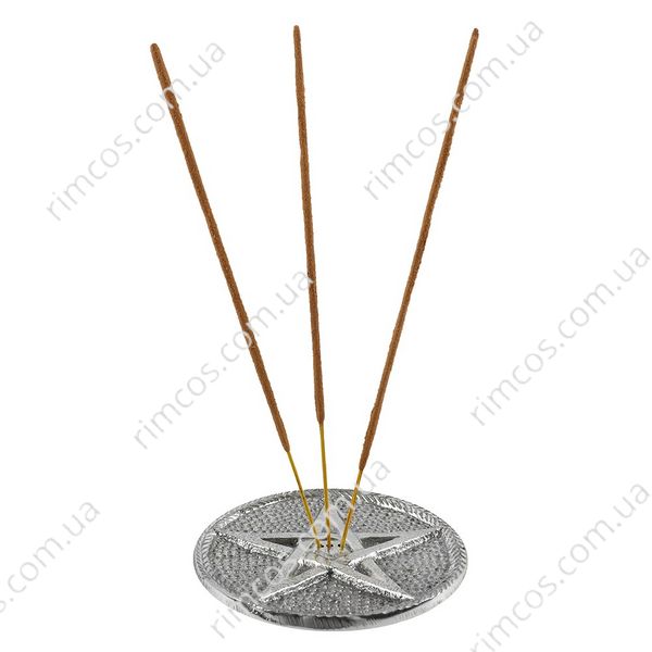 Двухсторонний держатель Silver Pentagram Incense Holder 47630 фото