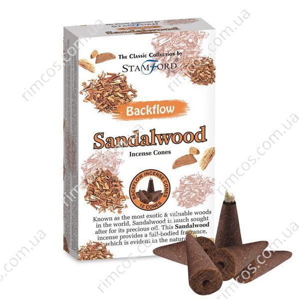 Арома-конусы для дымного водопада Stamford Backflow Incense Cones INC670 фото