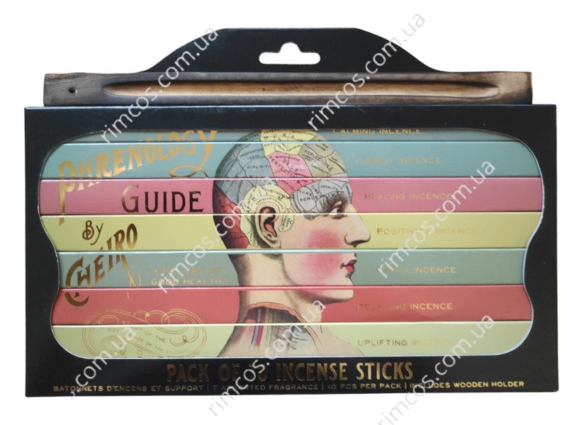 Подарочный набор ароматических палочек с подставкой Phrenology and Palmistry Incense Stick Gift Pack HE7 фото