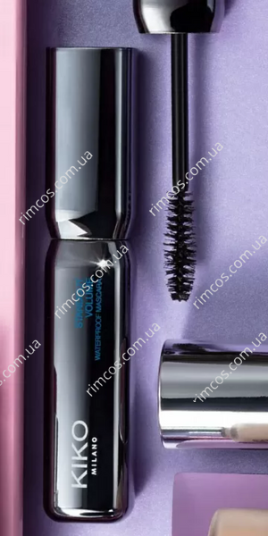 Водостійка туш з ефектом збільшення об'єму Kiko Milano Standout Volume Waterproof Mascara SVWM фото