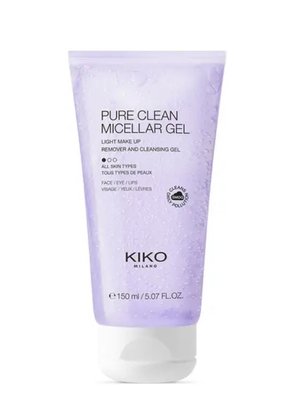 Міцелярний гель для зняття макіяжу Kiko Milano Pure Clean Micellar Gel R532 фото