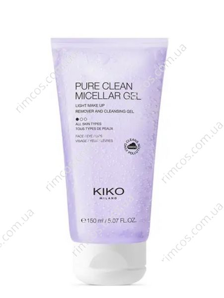 Мицеллярный гель для снятия макияжа Kiko Milano Pure Clean Micellar Gel PCMG02 фото