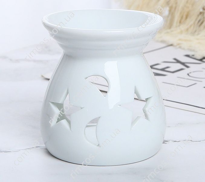 Чаша для арома олії та воску Moon & Star Ceramic Tealight Burner for Essential Oil n Wax Melt W2121 фото