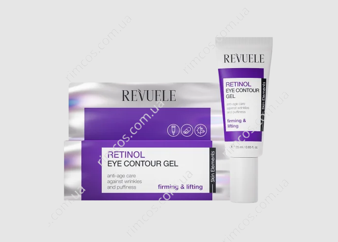 Гель для контуру очей з ретинолом Revuele Retinol Eye Contour Gel 25 мл. 6253 фото